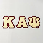 Kappa Cream Chenille Patch